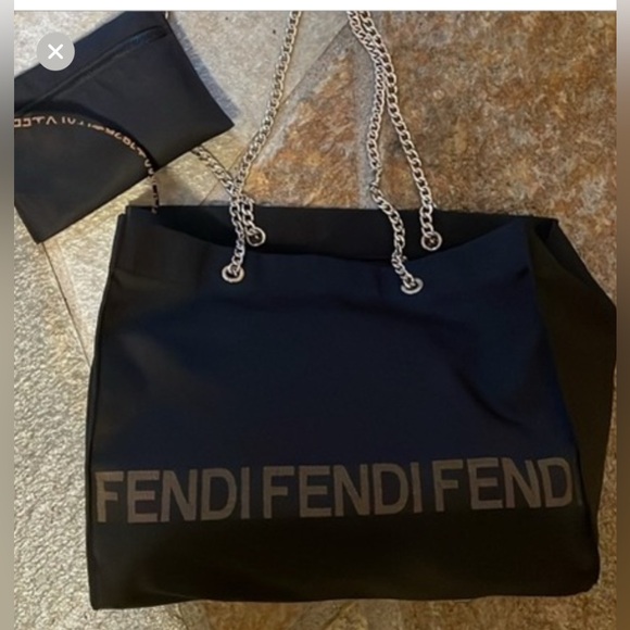 EUC FENDI Tote with Pouch excellent condition - Picture 1 of 7
